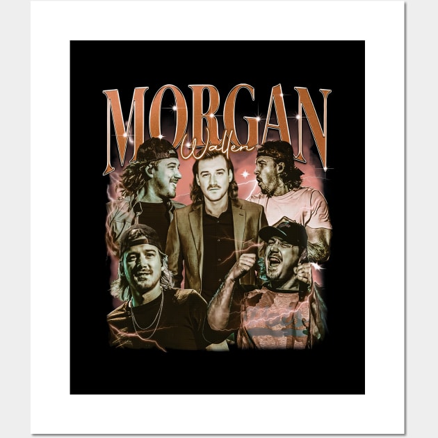 Morgan Western Tour Wallen Vintage Wall Art by arijosuaa